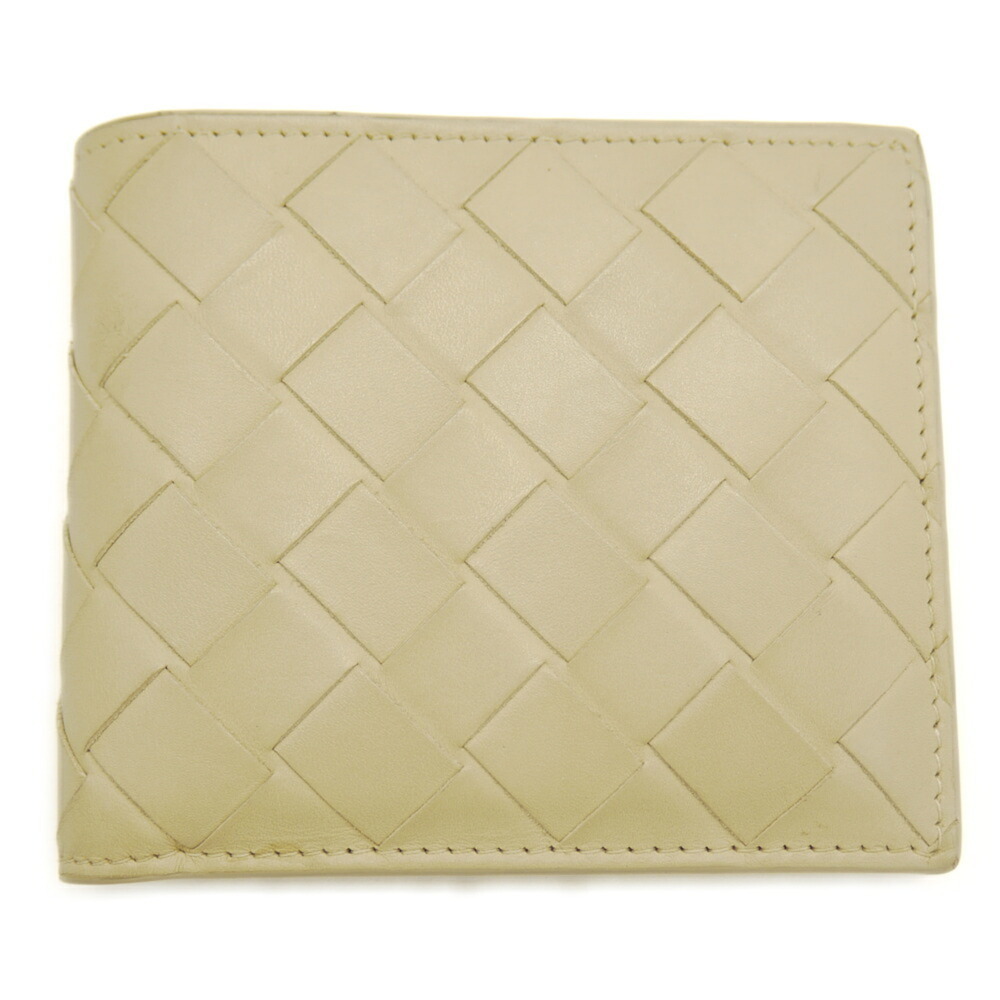 BOTTEGA VENETA Intrecciato Bifold Wallet 605722 Beige